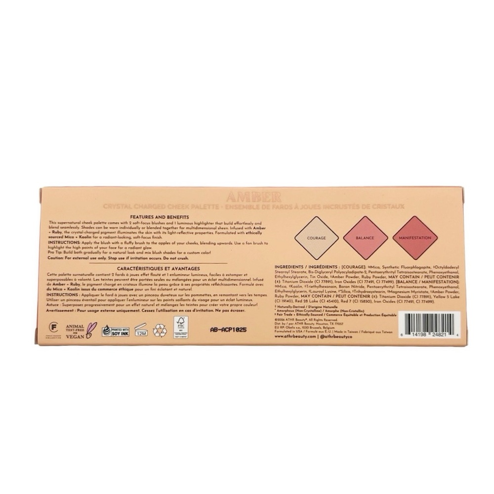 Athr Beauty Crystal Charged Cheek Palette NIB - Picture 5 of 6
